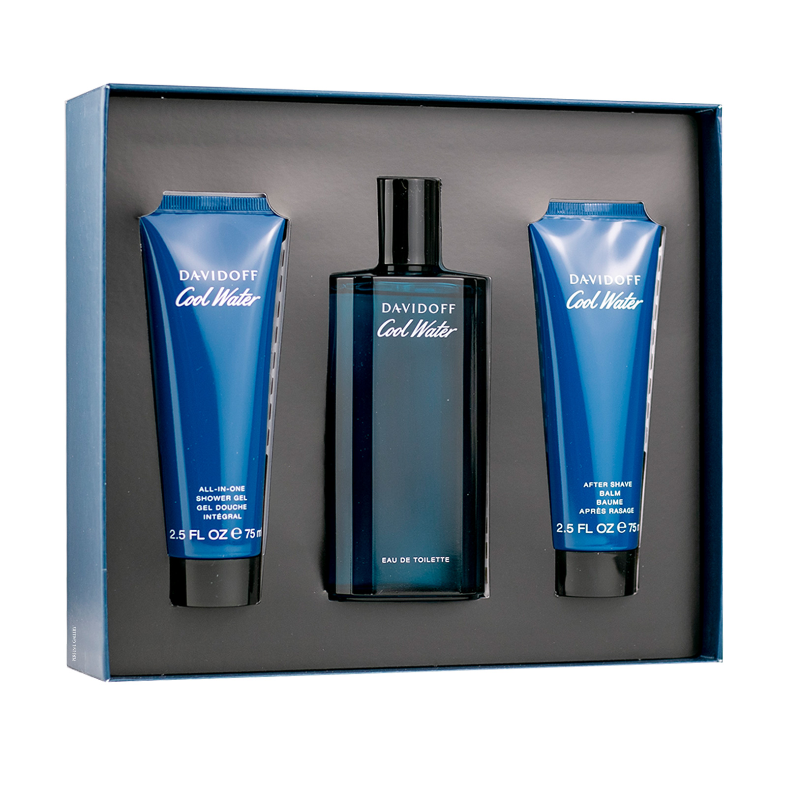 Set Davidoff Cool Water EDT 125ml + Shower Gel 75ml + After Shave 75ml
