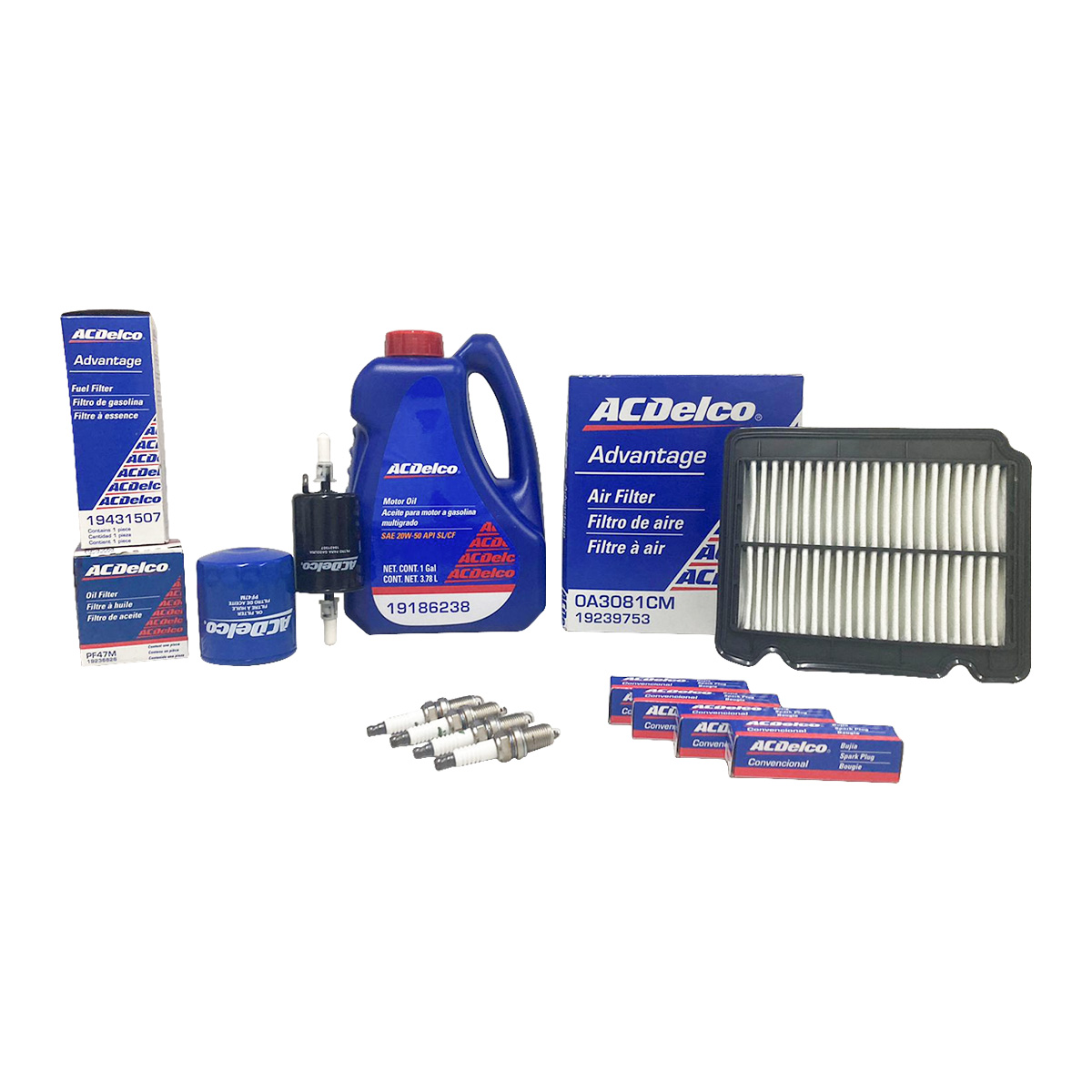 KIT AFINACION SINTETICO MULTIGRADO AVEO 1.6L 2008 A 2017