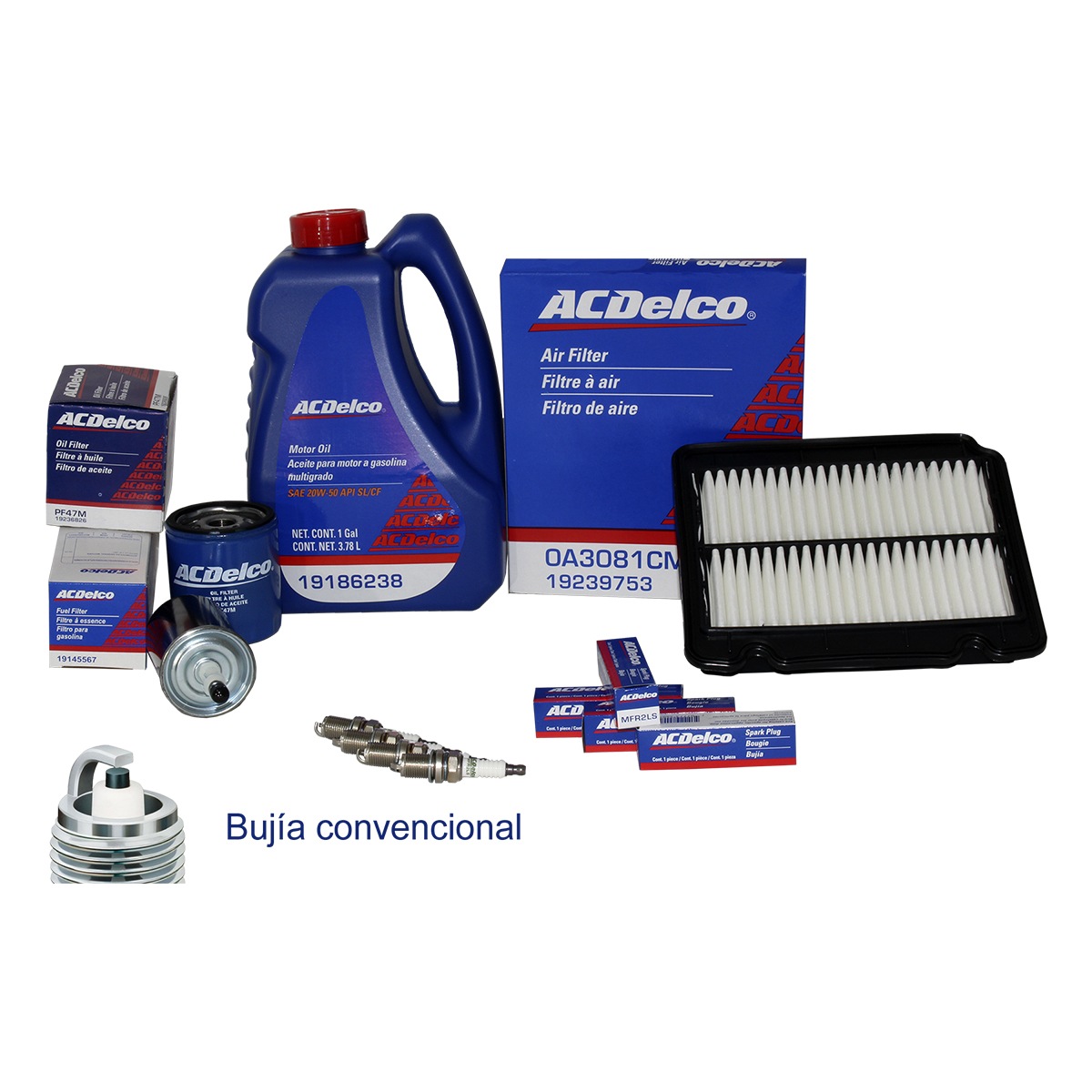 KIT AFINACION SINTETICO MULTIGRADO AVEO 1.6L 2008 A 2017