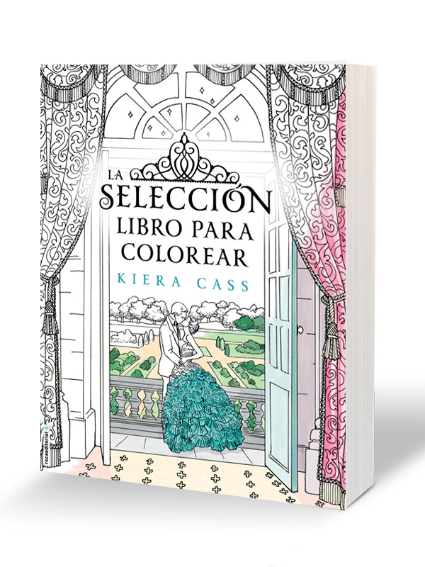 La selección. Libro para colorear  Autor Kiera Cass