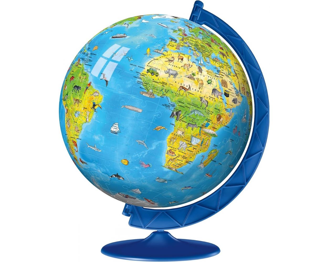  Rompecabezas Globo Terraqueo 3D 180 Piezas