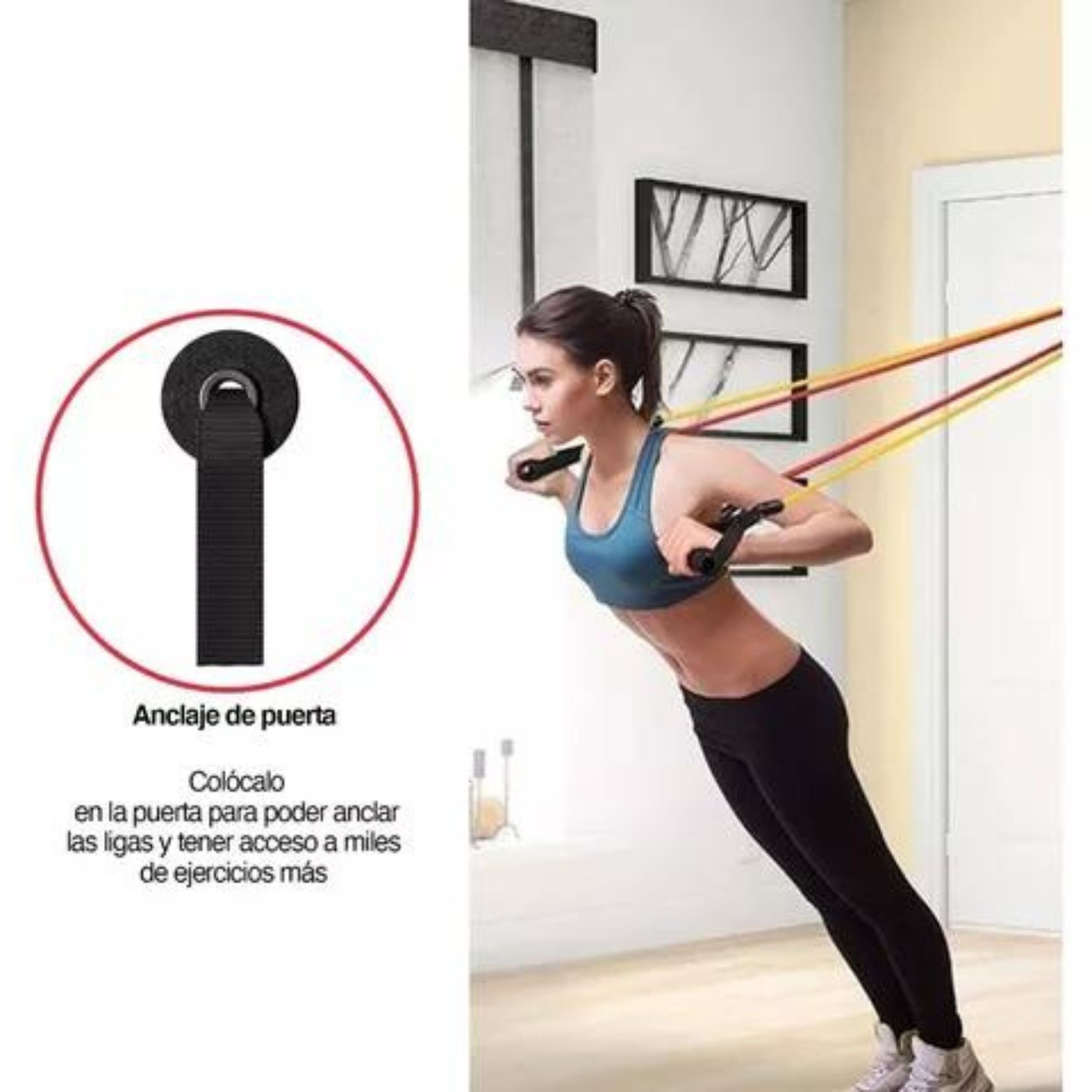 Ligas Para Ejercicio Resistencia Entrenamiento Gym Portatil
