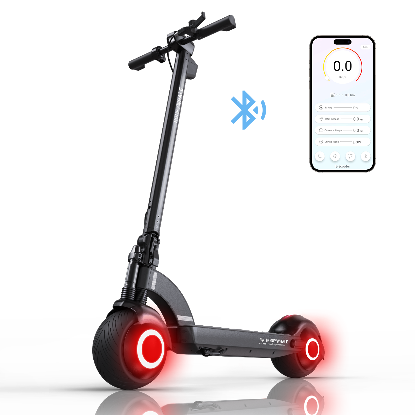 Scooter Eléctrico Honey Whale Orno Max-S Negro