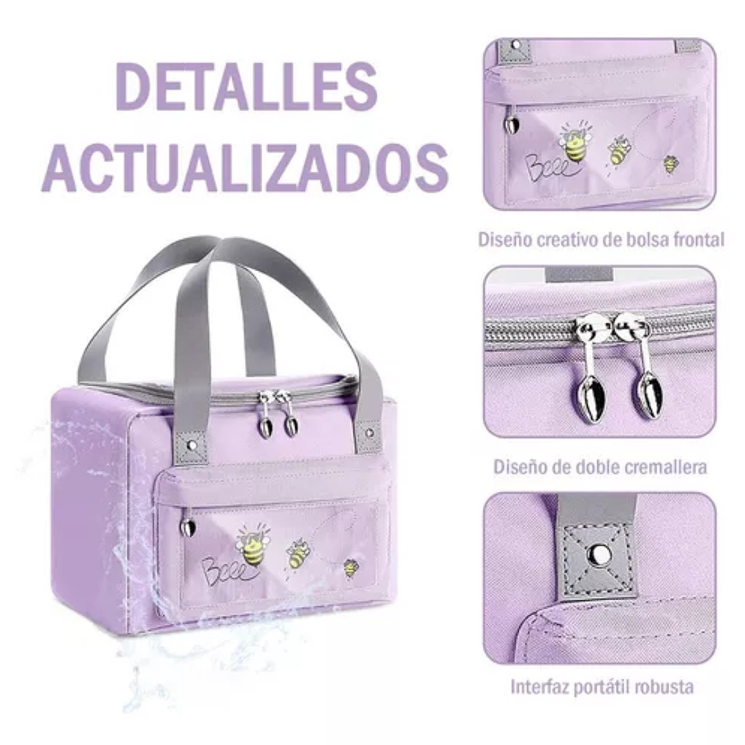 Lonchera Termica Portátil Bolsa Del Almuerzo Frío Y Calor