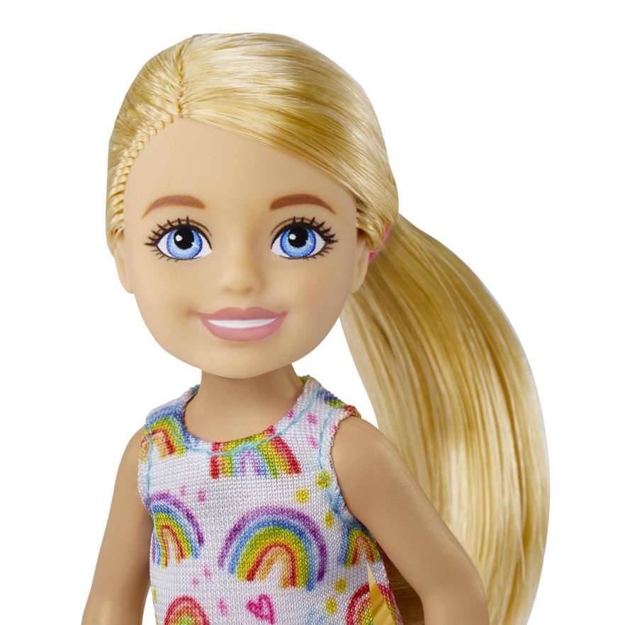 Barbie Muñeca Chelsea Vestido Arcoiris