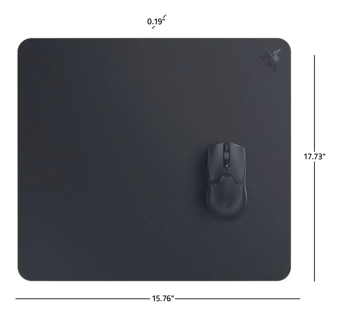Tapete para Mouse Razer Atlas Tempered Glass Gaming Mouse Mat - Negro