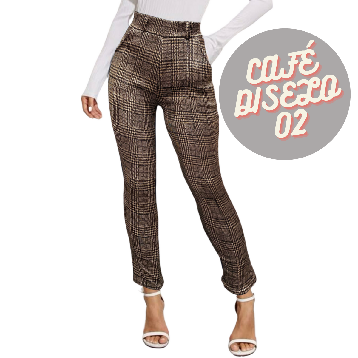 Pantalon de Licra Legging Tela Super Stretch Tiro Alto Jegging Cuadro Calidad LIC-0102