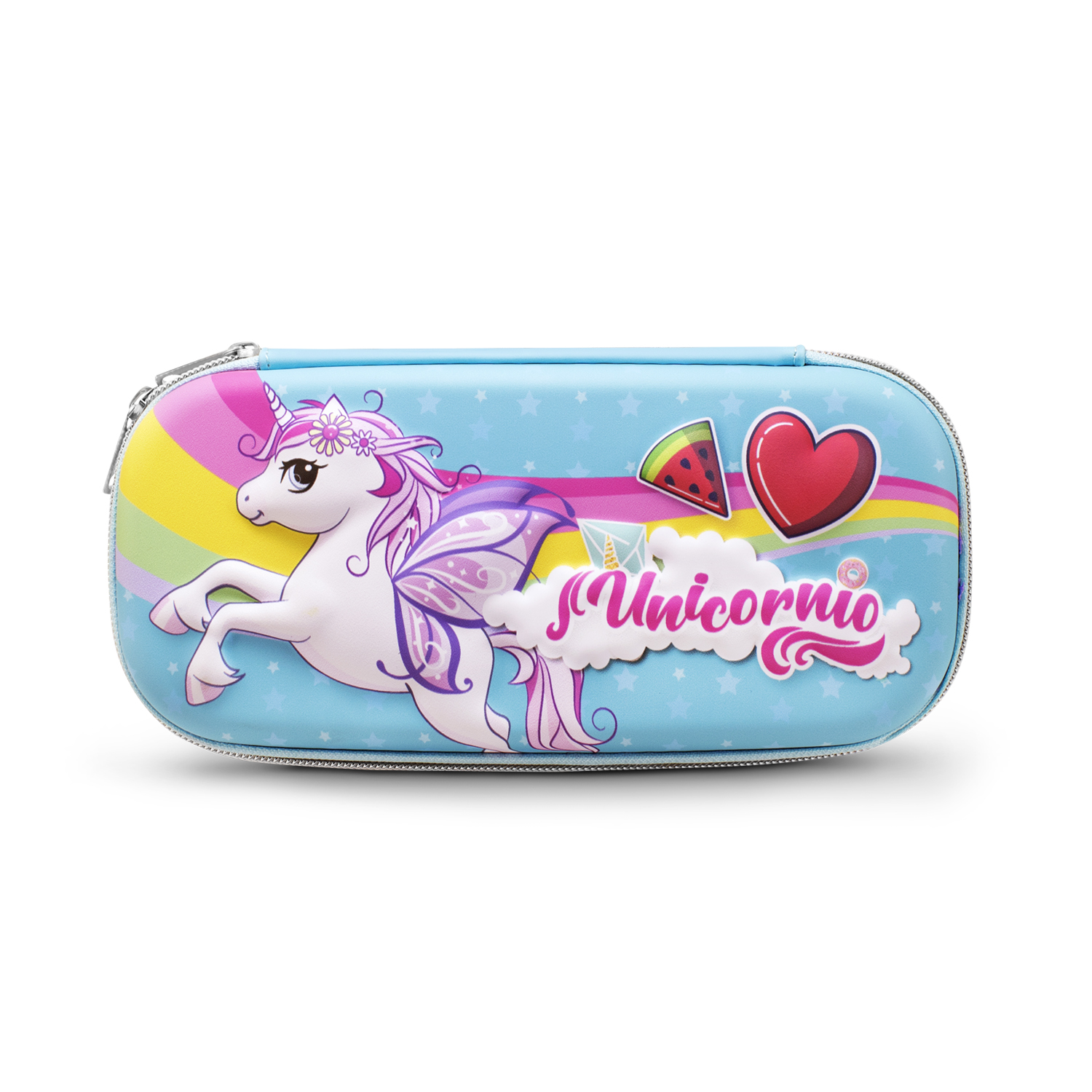 Lapicera Escolar para niña con diseño de Unicornio