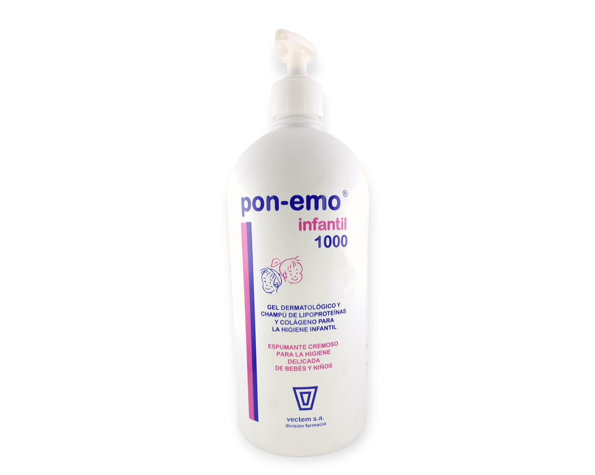 Shampoo y Gel Corporal Infantil Pon-emo Infantil 1000.