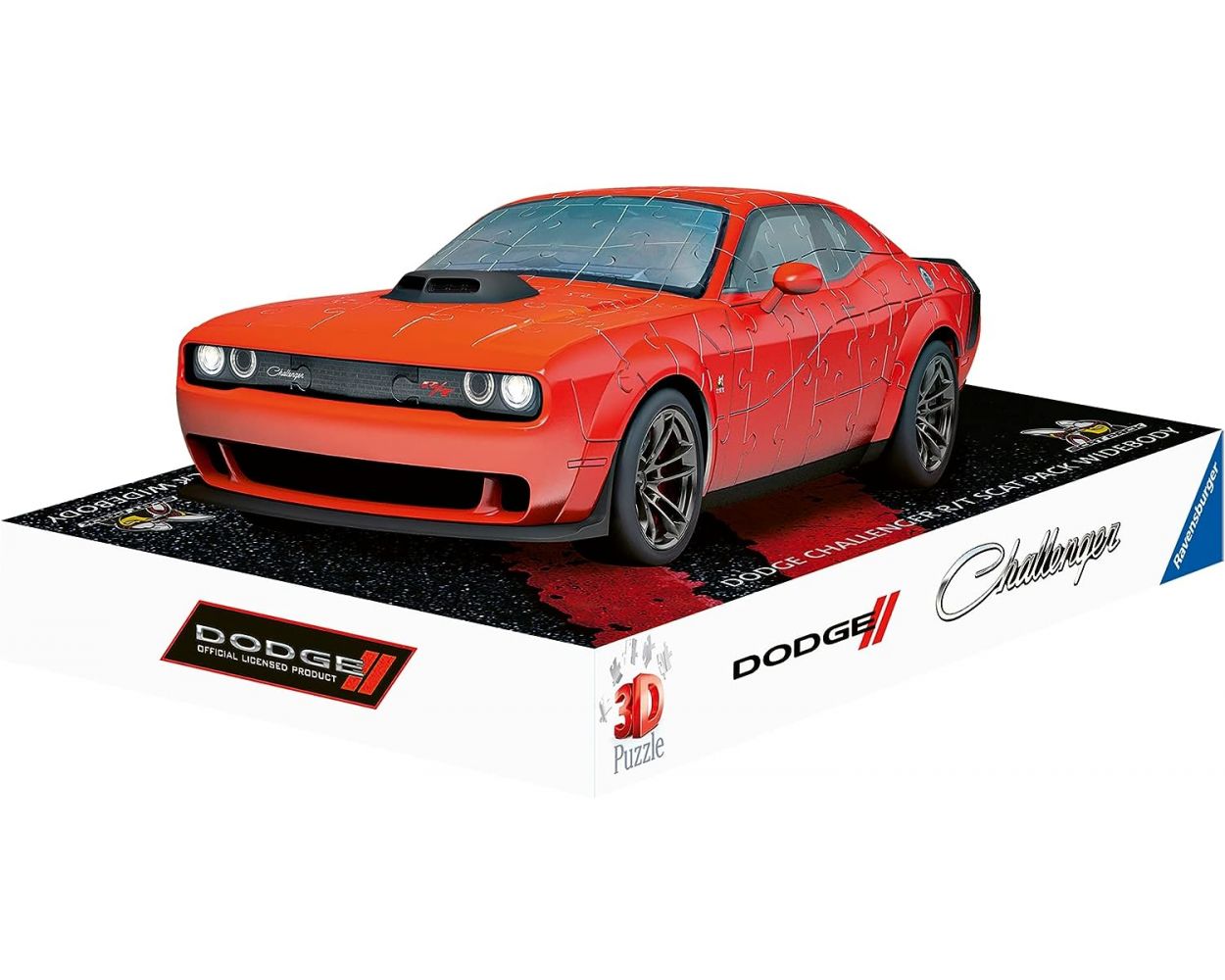  Rompecabezas 3D Dodge Challenger Rojo