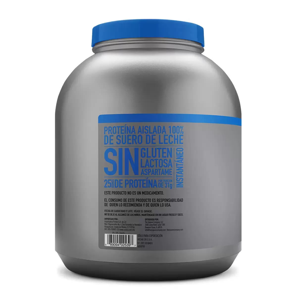 Proteina En Polvo Isopure 1264415 Cont. 2.04kg Sabor Vainilla CST