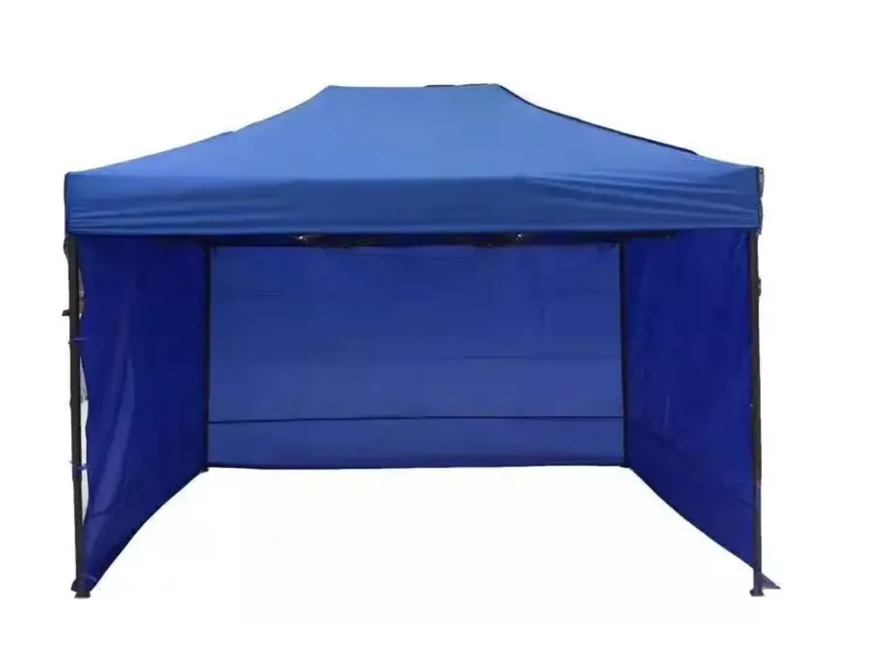 Carpa Azul 2x3 Armazón Plegable Inmatmex + Paredes Laterales