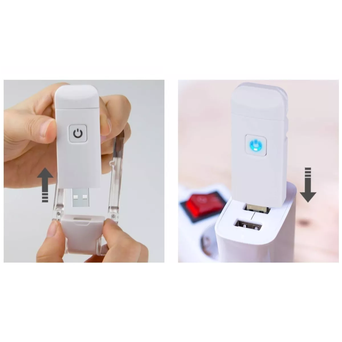 Lámpara Luz Usb Recargable Para Libros 9 Modos