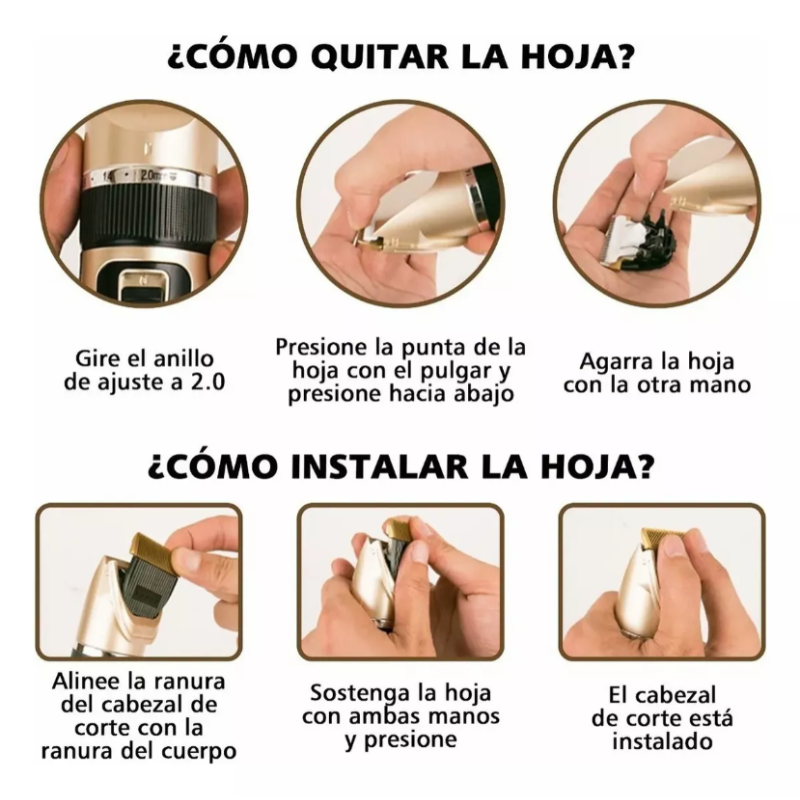 Rasuradoras Para Perros Y Gatos Máquina De Cortar Pelo.
