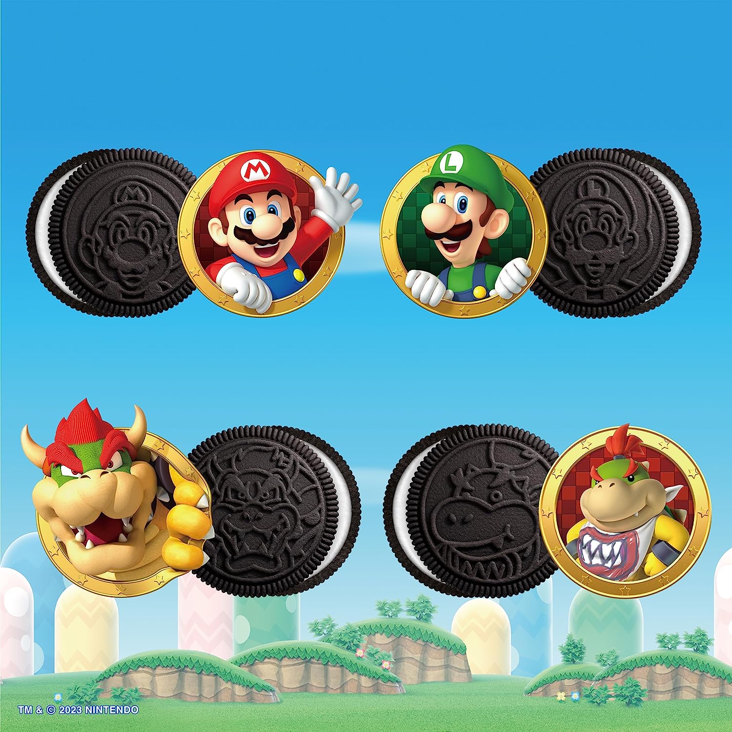 Galletas Oreo Edición Limitada Super Mario Bros Pack Individual de 345gr Importado