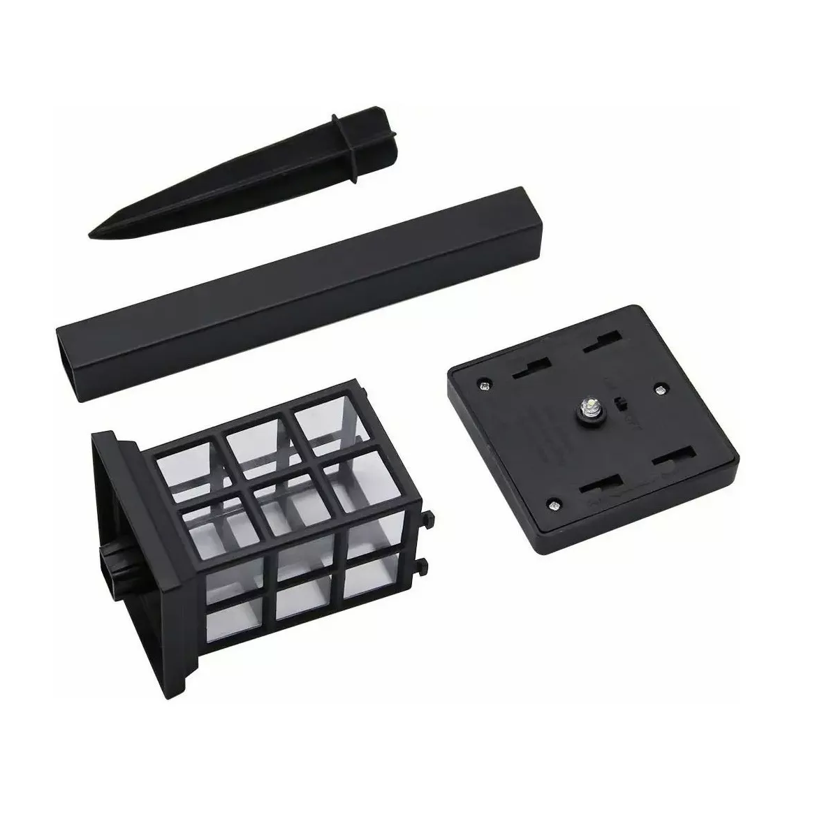 Set Lámpara Solar Exterior Luz Led Recargable Para Jardín 6 Pzs