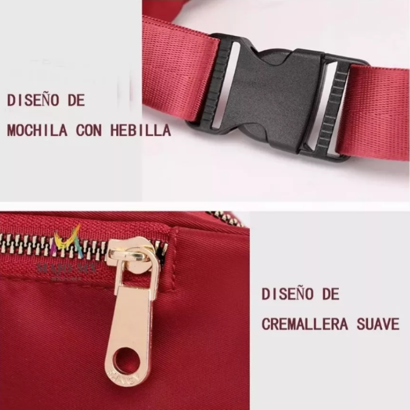 Cangurera Riñonera Mujer Multifuncional Cintura Cruzada