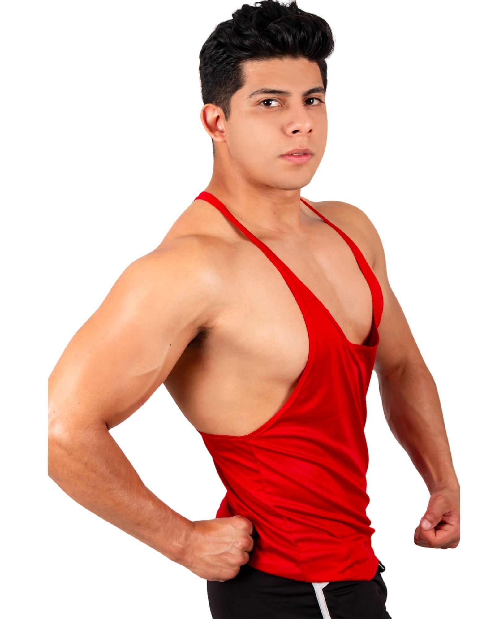 Playera Deportiva Hombre Tank Top Olímpica Dry Fit Gym - Manufit