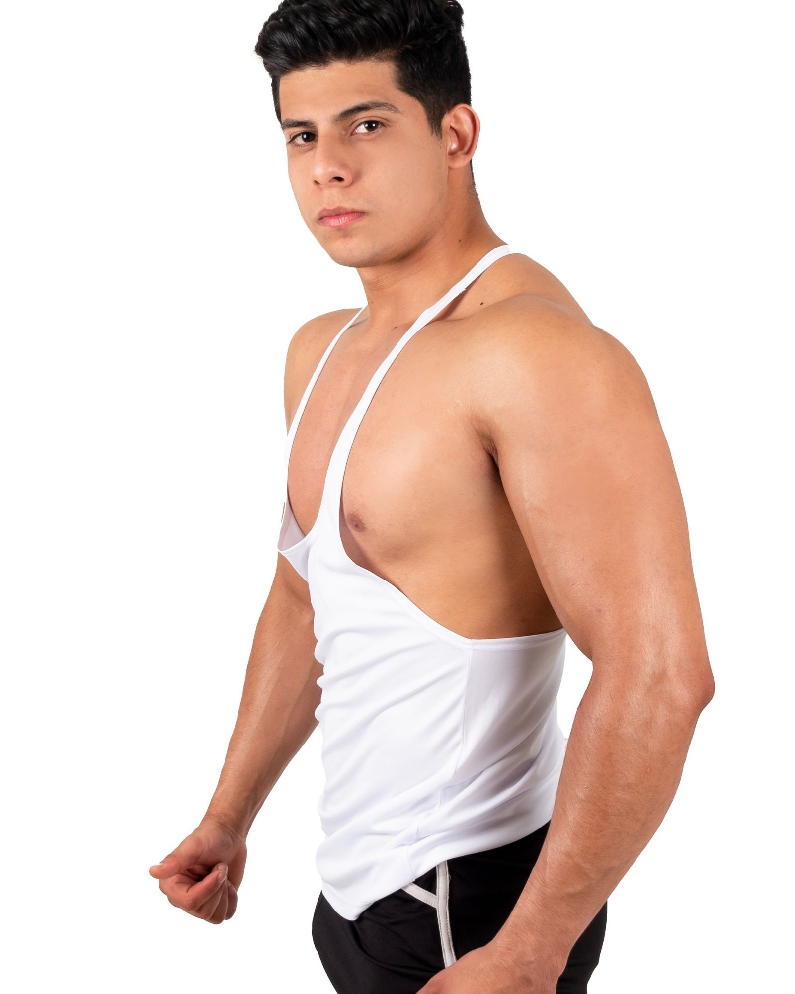 Playera Deportiva Hombre Tank Top Olímpica Dry Fit Gym - Manufit