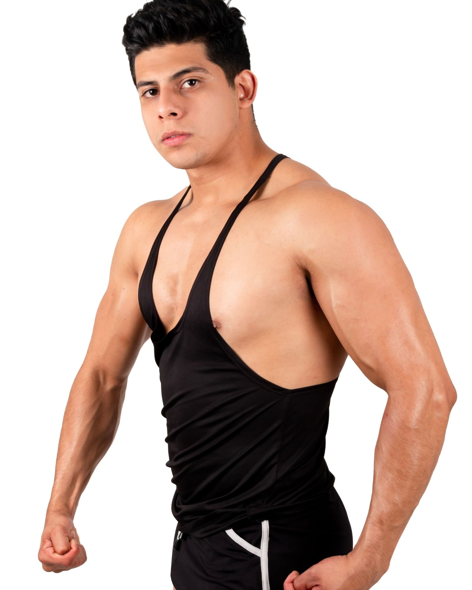 Playera Deportiva Hombre Tank Top Olímpica Dry Fit Gym - Manufit