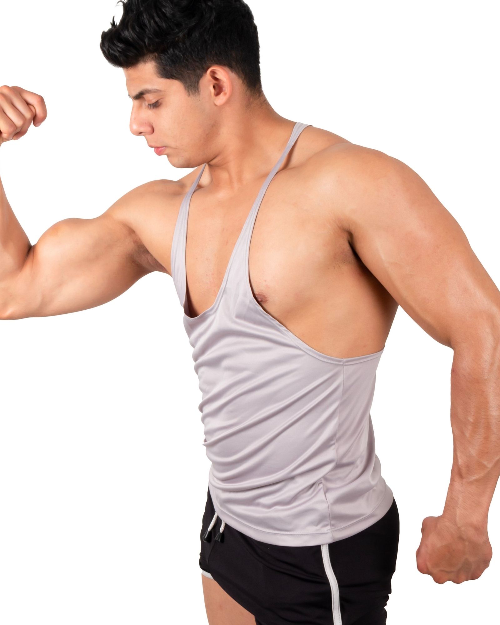 Playera Deportiva Hombre Tank Top Olímpica Dry Fit Gym - Manufit