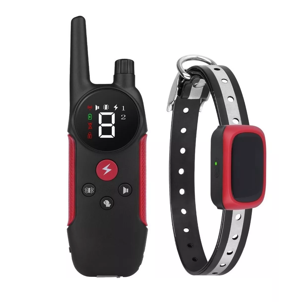 Collar Entrenador Eléctrico Para Perro Adiestramiento Canino Negro