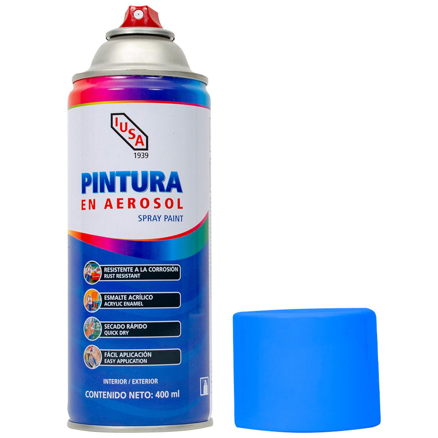 Pintura color azul holandés en aerosol 