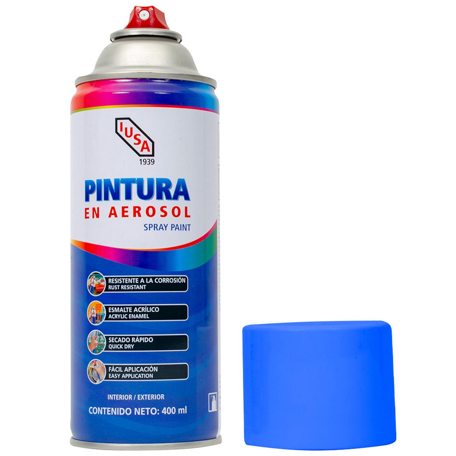Pintura color azul ultramar en aerosol 