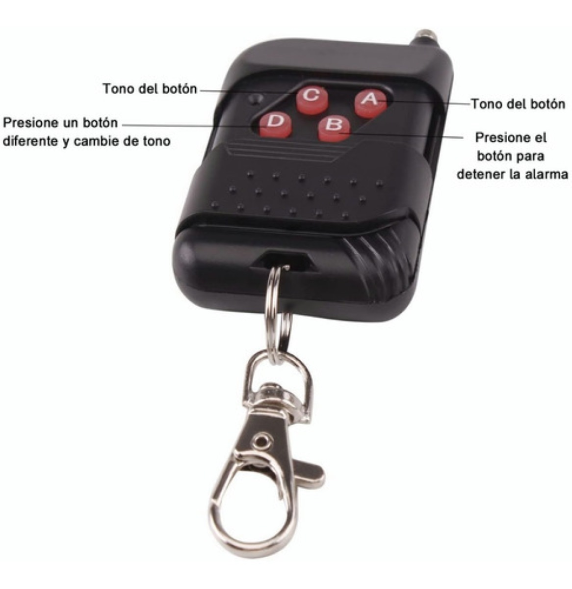 Sirena 7 Tonos Policía Pato Patrulla 100w Con Bocina Negro