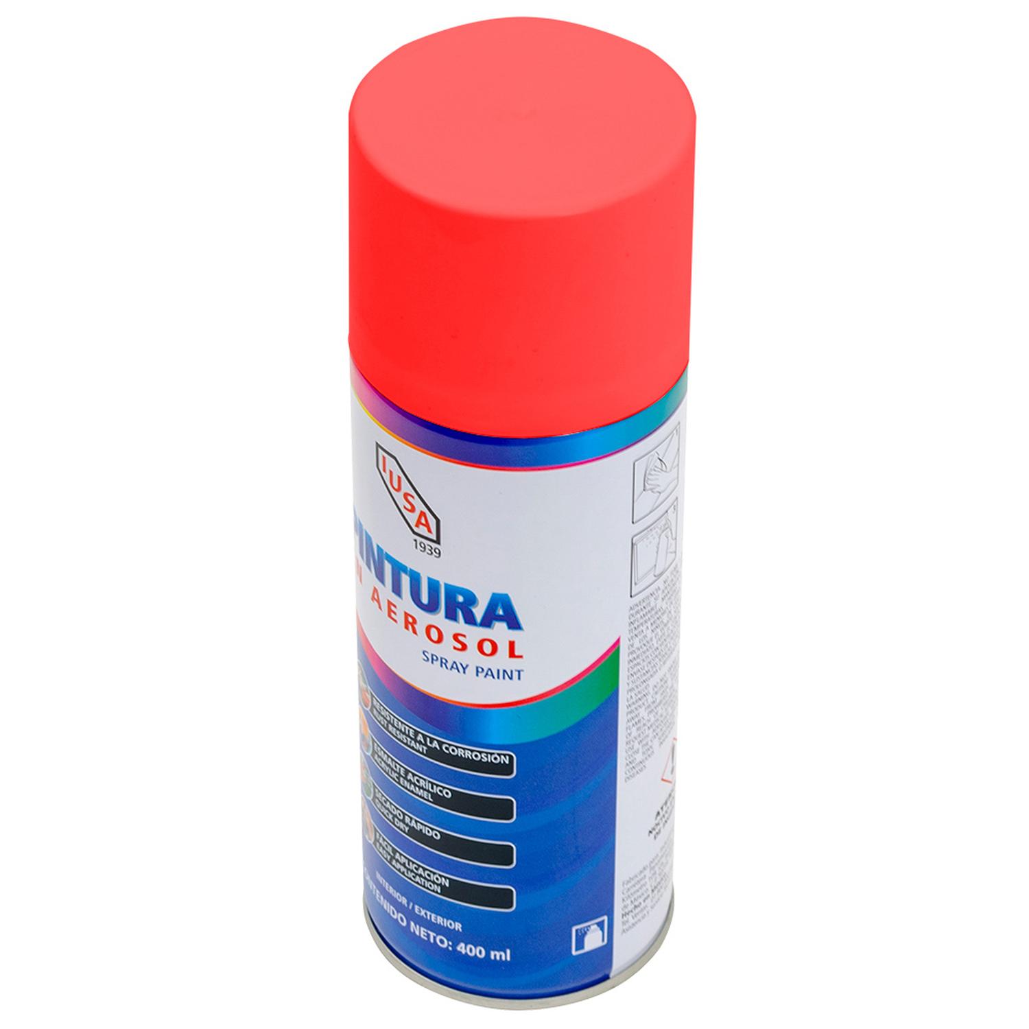 Pintura color rojo en aerosol