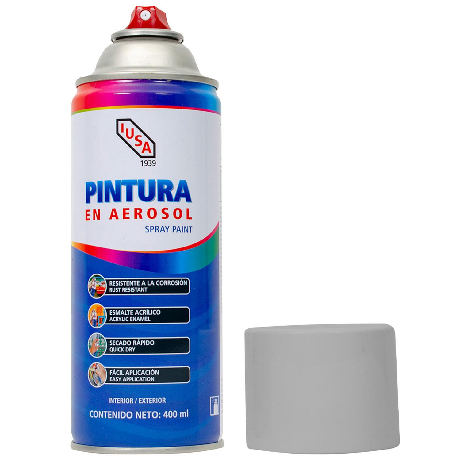 Pintura color cromo en aerosol