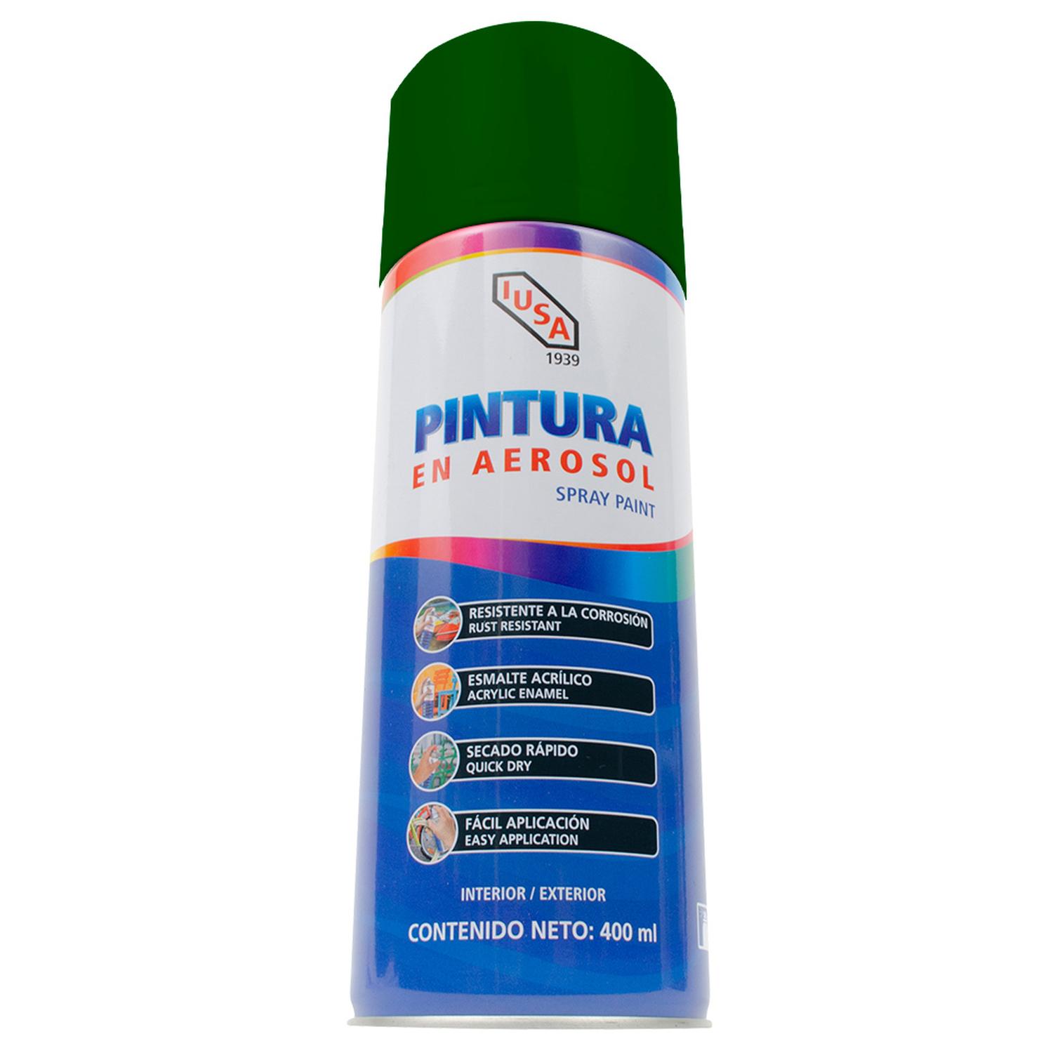 Pintura color verde bosque en aerosol 