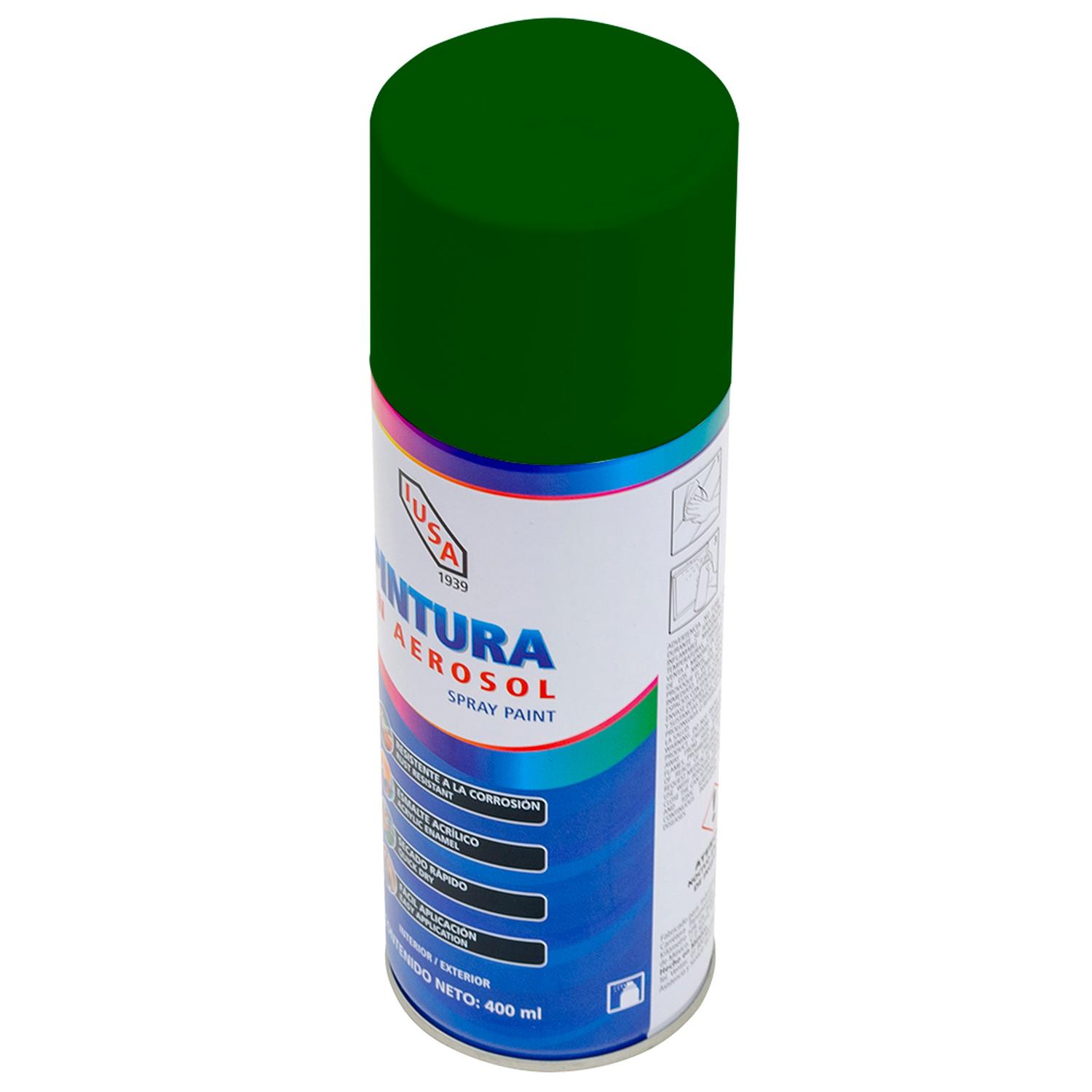 Pintura color verde bosque en aerosol 