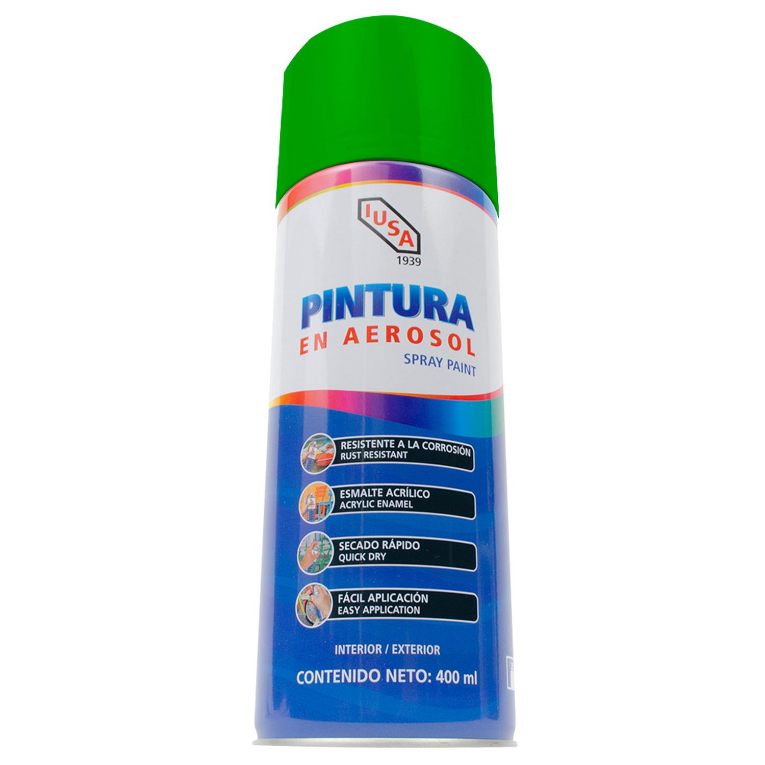 Pintura color verde ecológico en aerosol 