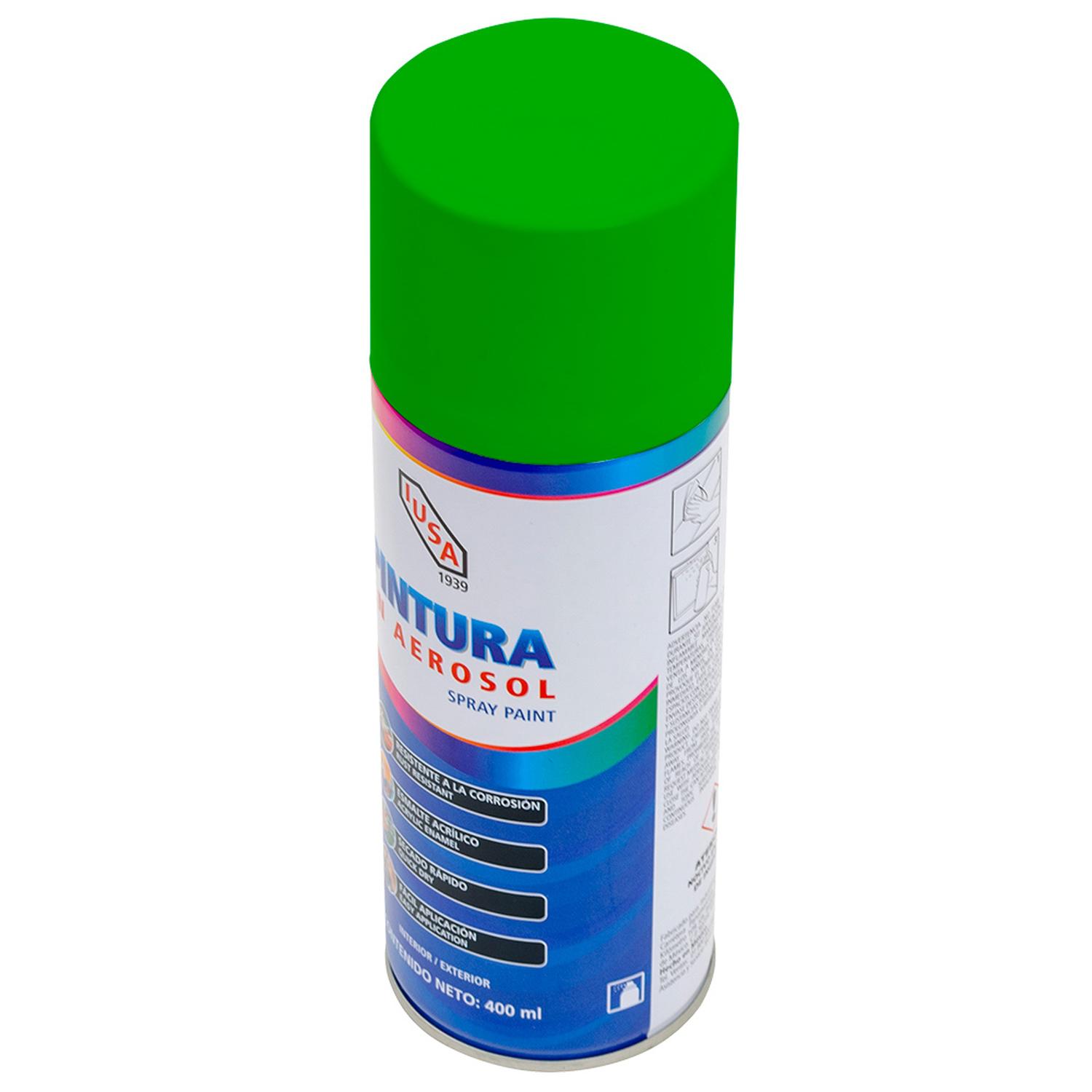 Pintura color verde ecológico en aerosol 