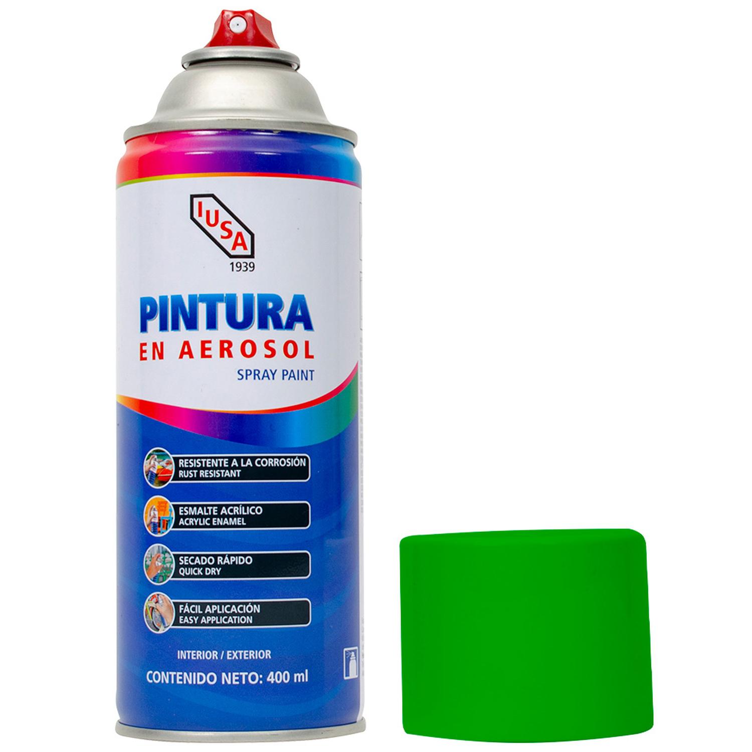 Pintura color verde ecológico en aerosol 