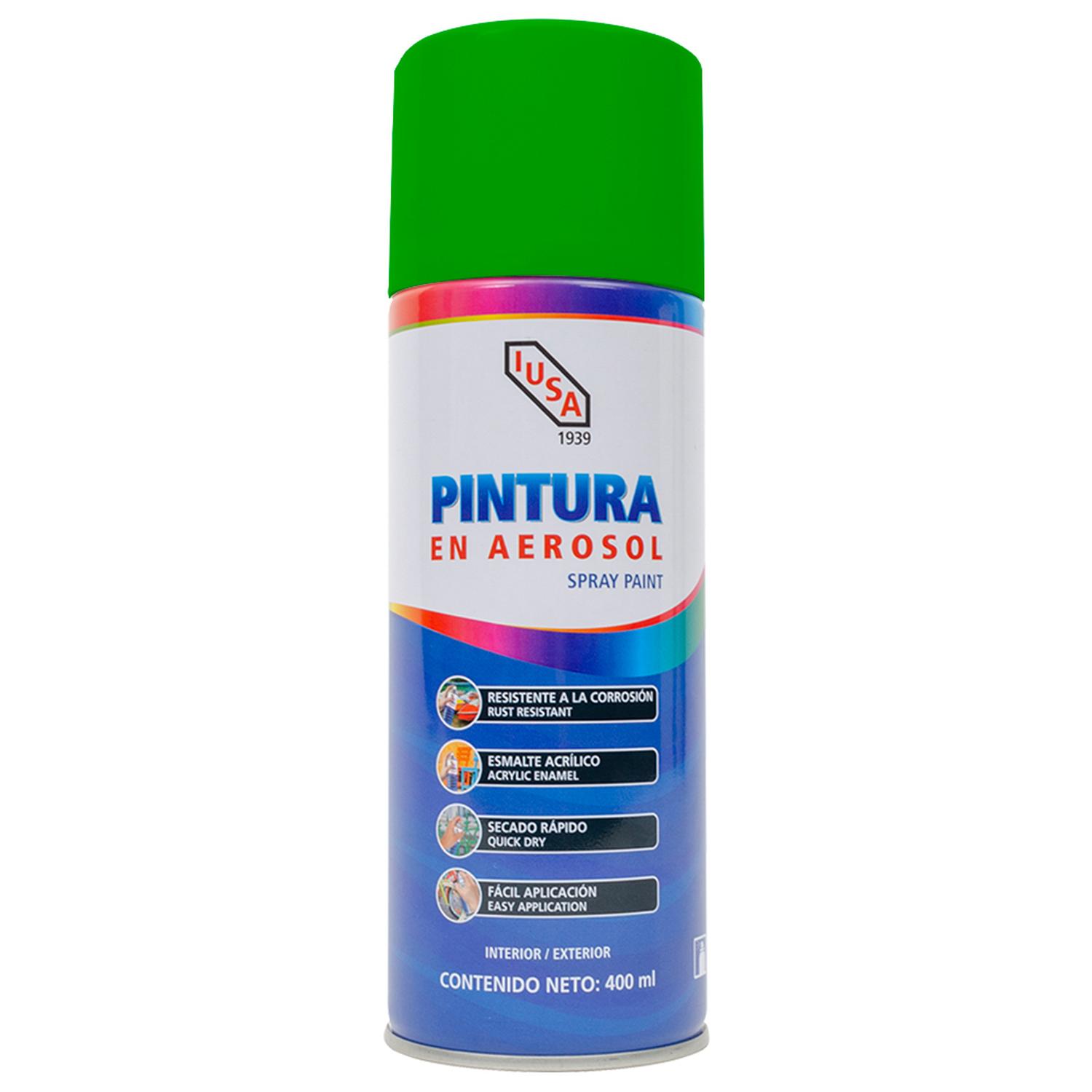 Pintura color verde ecológico en aerosol 