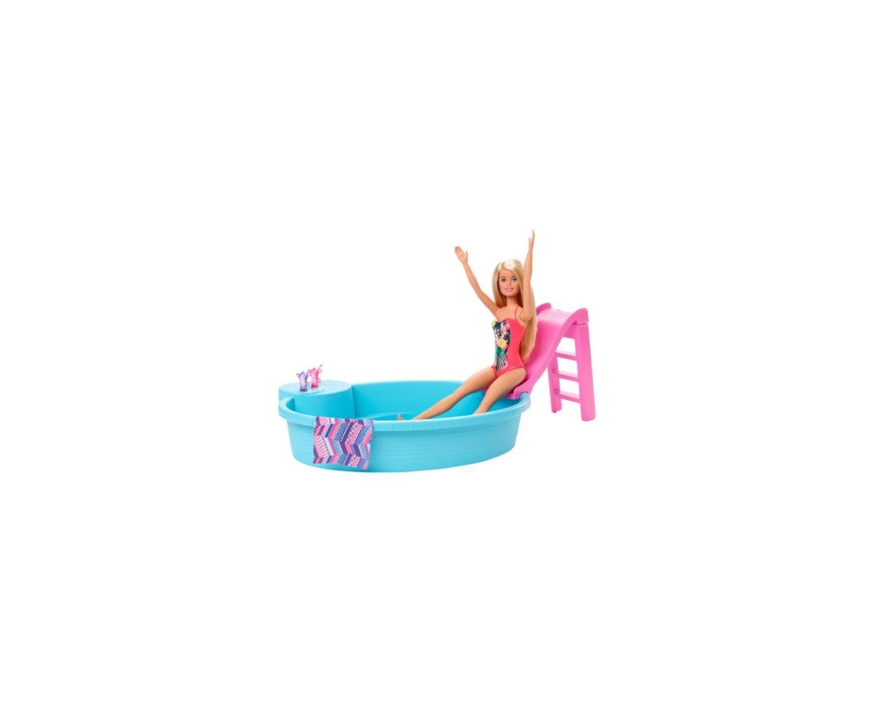  Barbie Piscina Glam con Muñeca