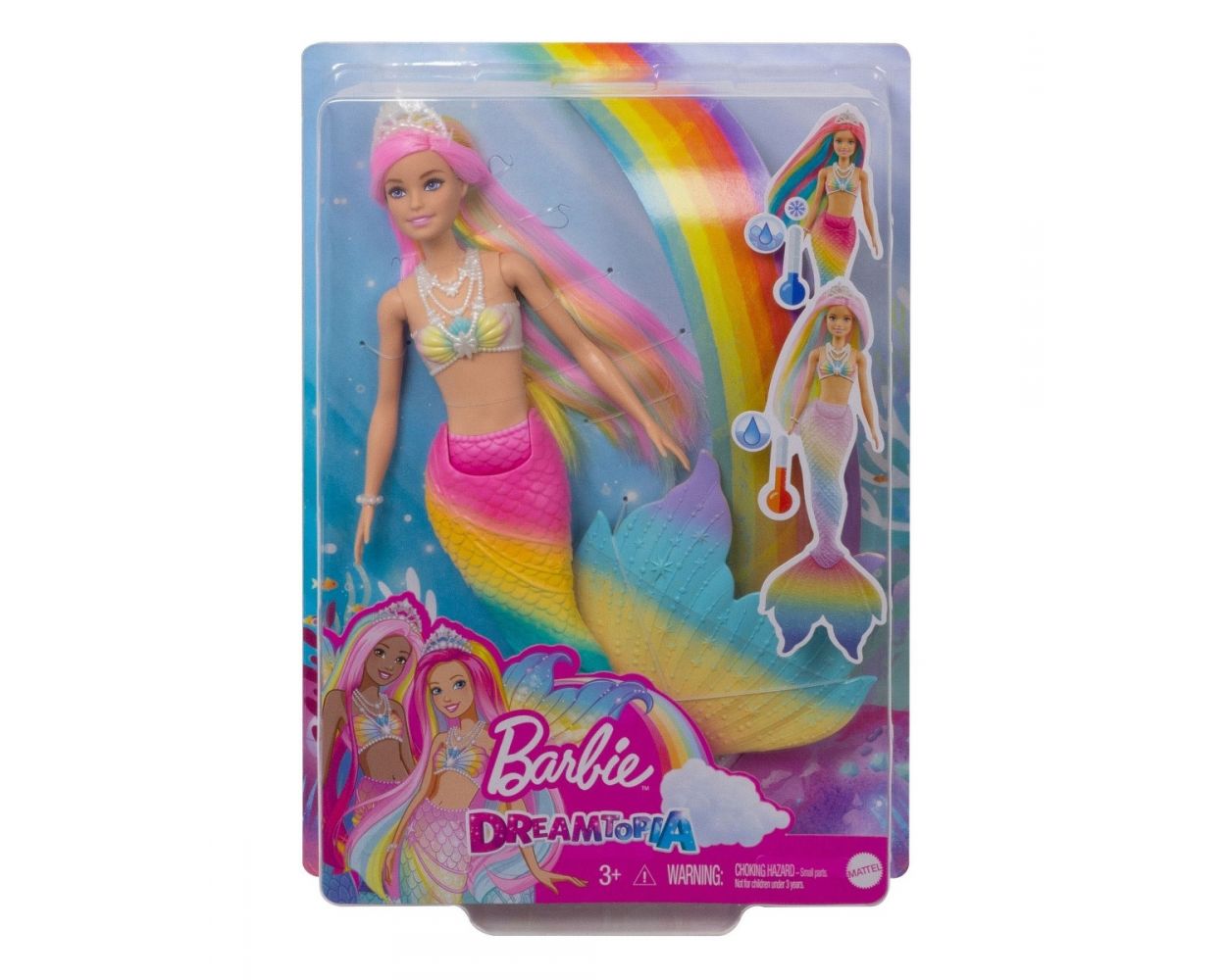 Barbie Sirena Arcoiris Magico