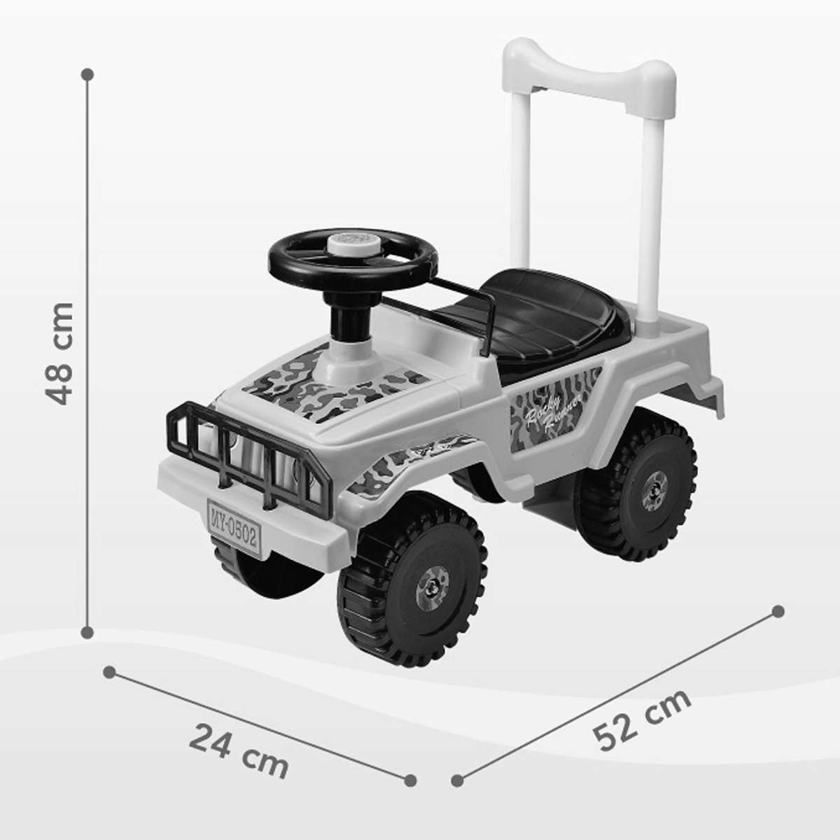 Carrito Montable MyToy 5502 Jeep Rokitas Rosa