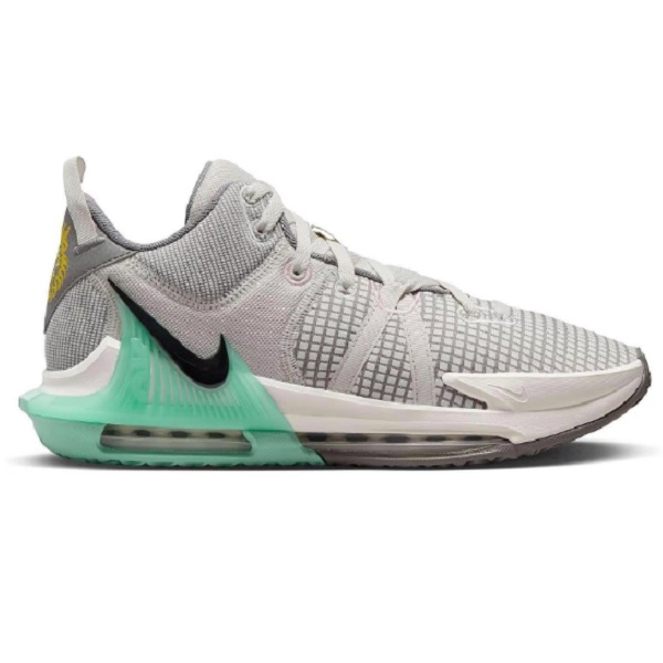 Tenis Nike Lebron Witness VII Gris/verde/blanco Basketball Hombre.