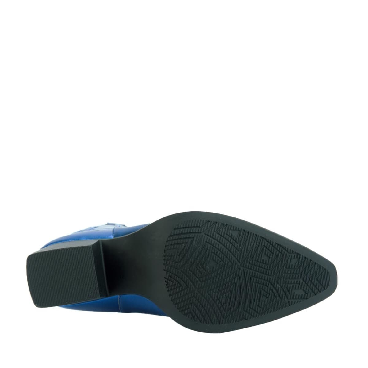 Botas vaqueras azules Tierra Bendita, con tubo bordado, 1085454