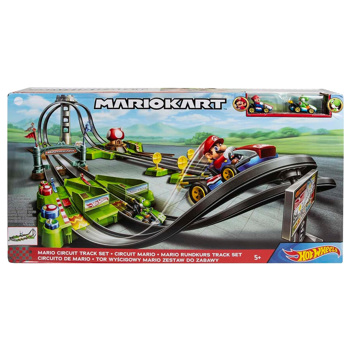 Pista Juguete Circuito de Mario Kart Hot Wheels HFY15 