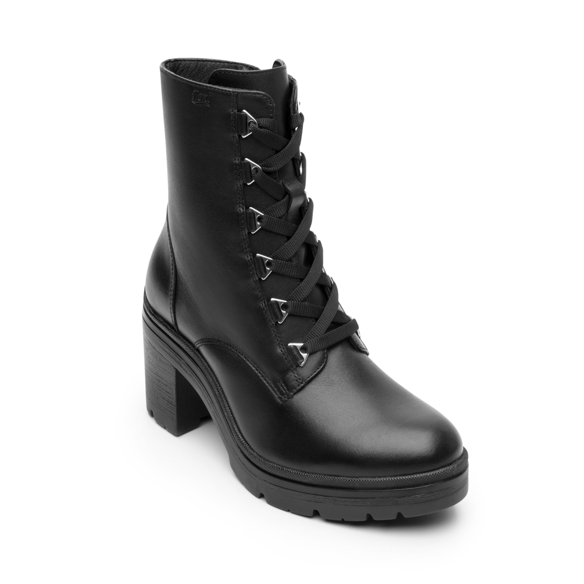 Bota Militar Flexi Para Mujer Con Cierre Interno 119607