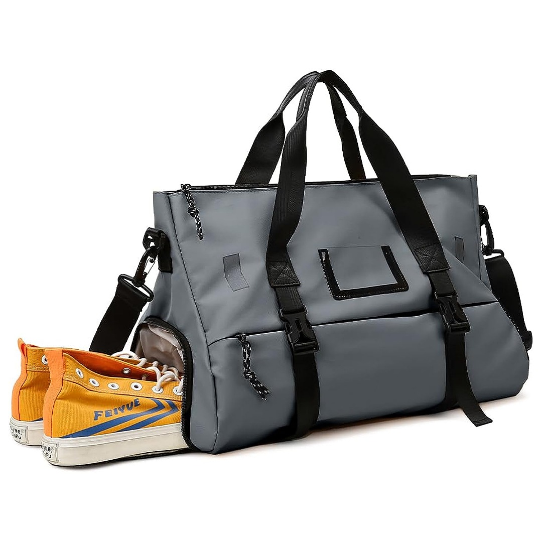 NANWEI Maleta Deportiva, Maleta Gym con Compartimento para Zapatos, Bolsa Deportiva para Hombres y Mujeres, Mochila Gym Impermeable Gran Capacidad y Ligero