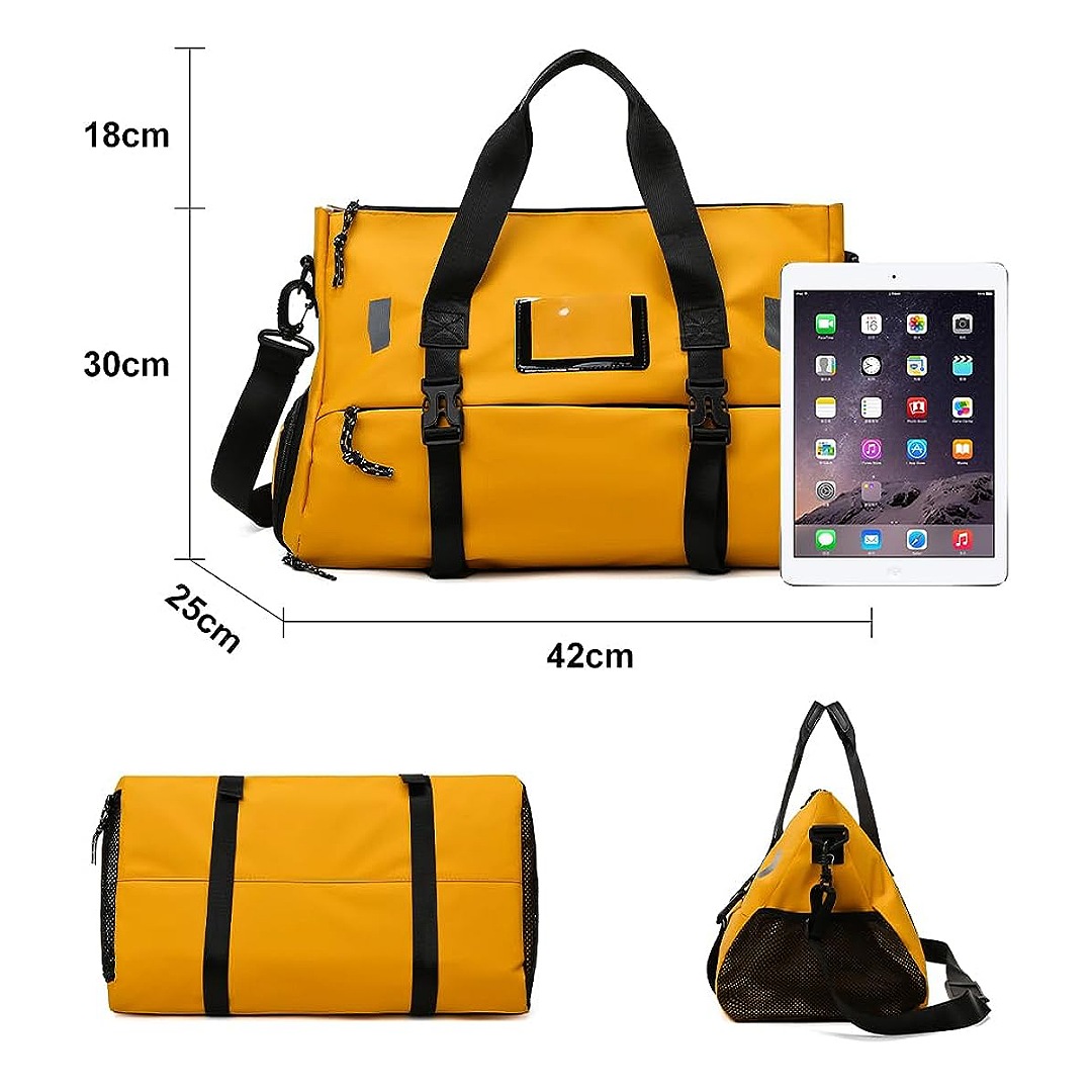 NANWEI Maleta Deportiva, Maleta Gym con Compartimento para Zapatos, Bolsa Deportiva para Hombres y Mujeres, Mochila Gym Impermeable Gran Capacidad y Ligero