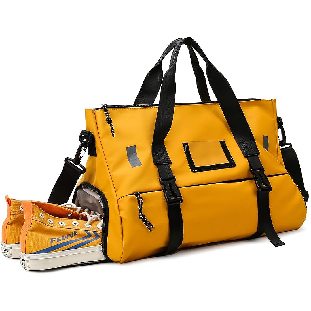 NANWEI Maleta Deportiva, Maleta Gym con Compartimento para Zapatos, Bolsa Deportiva para Hombres y Mujeres, Mochila Gym Impermeable Gran Capacidad y Ligero