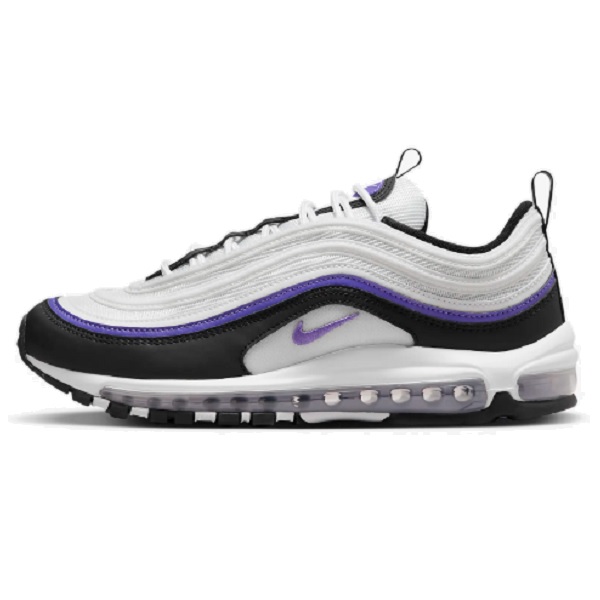 Tenis Nike Air Max 97 Blanco/negro/morado Hombre