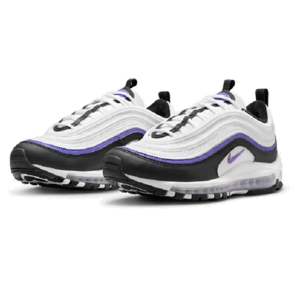 Tenis Nike Air Max 97 Blanco/negro/morado Hombre