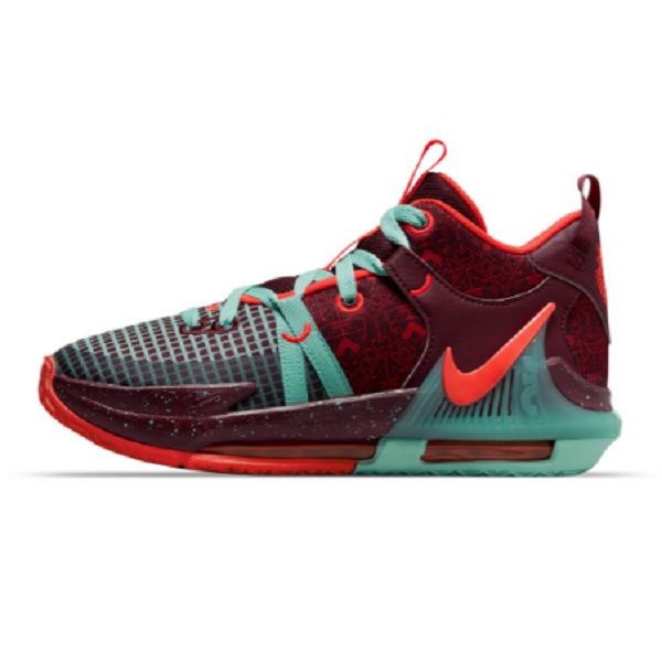Tenis Nike Lebron Witness VII SE Rojo/verde/naranja Basketball Mujer